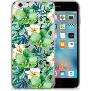 Apple iPhone 6 | 6s TPU Case Orchidee Groen