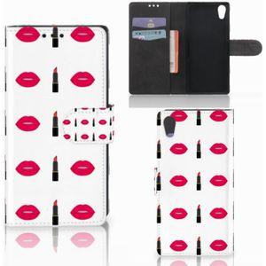 Sony Xperia XA1 Telefoon Hoesje Lipstick Kiss