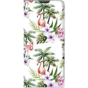 Motorola Moto G51 5G Hoesje maken Flamingo Palms