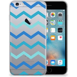 Apple iPhone 6 | 6s TPU bumper Zigzag Blauw