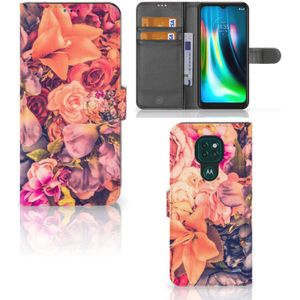 Motorola Moto G9 Play | E7 Plus Hoesje Bosje Bloemen