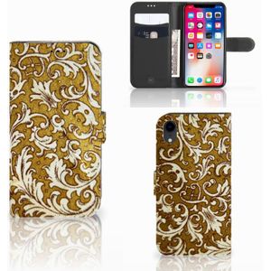 Wallet Case Apple iPhone Xr Barok Goud