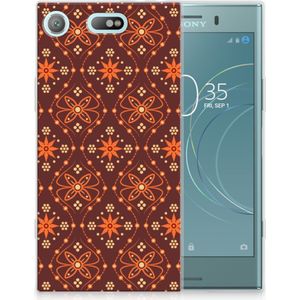 Sony Xperia XZ1 Compact TPU bumper Batik Brown