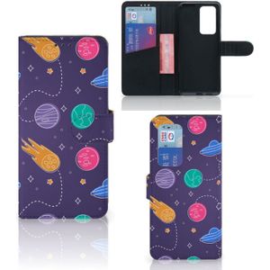 Huawei P40 Pro Wallet Case met Pasjes Space