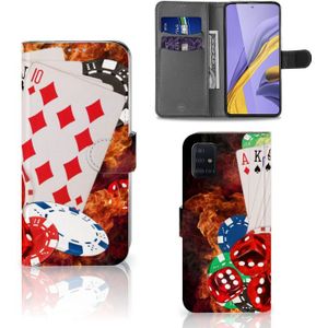 Samsung Galaxy A51 Wallet Case met Pasjes Casino