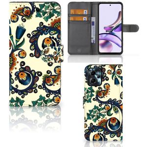 Wallet Case Motorola Moto G13 | G23 Barok Flower