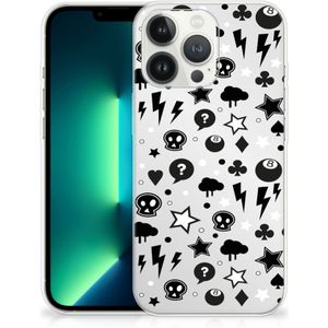 Silicone Back Case iPhone 13 Pro Max Silver Punk