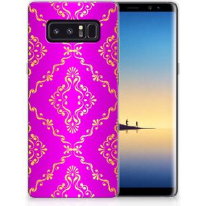 Siliconen Hoesje Samsung Galaxy Note 8 Barok Roze