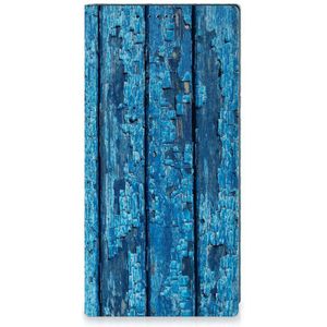 Samsung Galaxy S23 Ultra Book Wallet Case Wood Blue