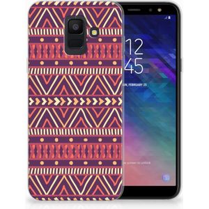 Samsung Galaxy A6 (2018) TPU bumper Aztec Paars