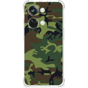 OnePlus Nord 3 Doorzichtige Silicone Hoesje Army Dark