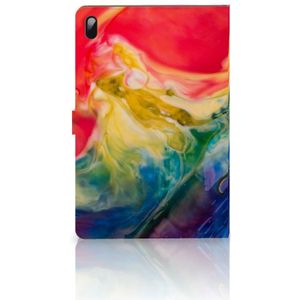 Hoes Samsung Galaxy Tab S7 FE | S7+ | S8+ Watercolor Dark