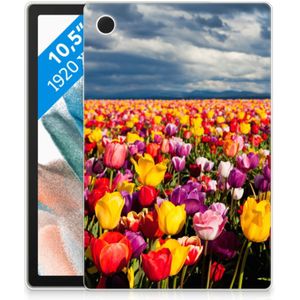 Samsung Galaxy Tab A8 2021/2022 Siliconen Hoesje Tulpen