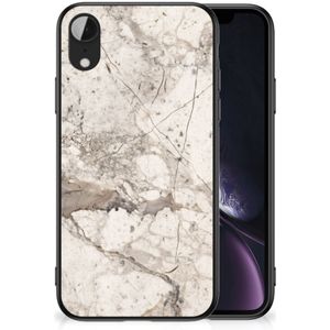 Apple iPhone XR Marmeren Print Telefoonhoesje Marmer Beige