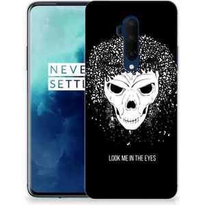 Silicone Back Case OnePlus 7T Pro Skull Hair