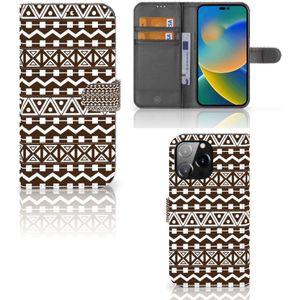 iPhone 14 Pro Max Telefoon Hoesje Aztec Brown