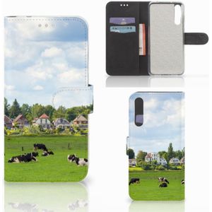 Huawei P20 Pro Telefoonhoesje met Pasjes Koeien