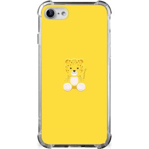iPhone SE 2022/2020 | iPhone 8/7 Stevig Bumper Hoesje Baby Leopard