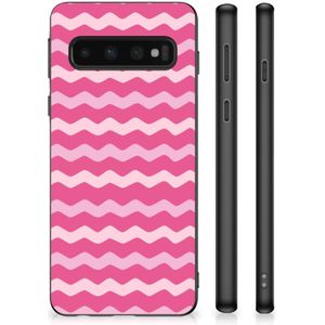 Samsung Galaxy S10 Bumper Case Waves Pink