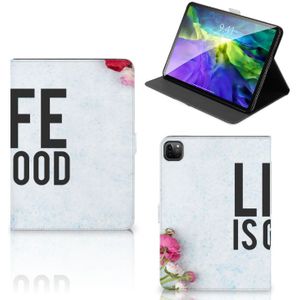 iPad Pro 11 2020/2021/2022 Tablet Hoesje met naam Life is Good