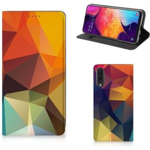 Samsung Galaxy A50 Stand Case Polygon Color