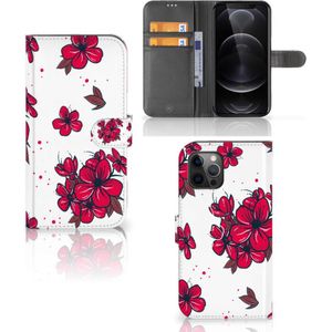 Apple iPhone 12 Pro Max Hoesje Blossom Red