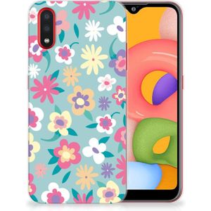 Samsung Galaxy A01 TPU Case Flower Power