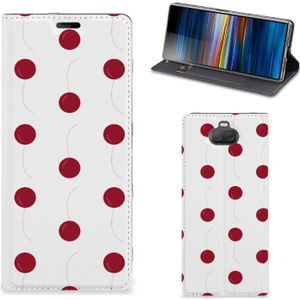 Sony Xperia 10 Plus Flip Style Cover Cherries