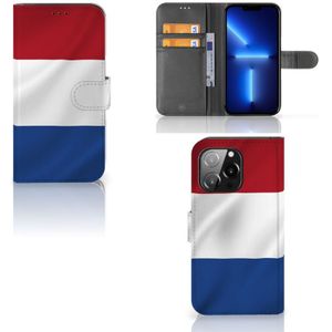 iPhone 13 Pro Bookstyle Case Nederlandse Vlag