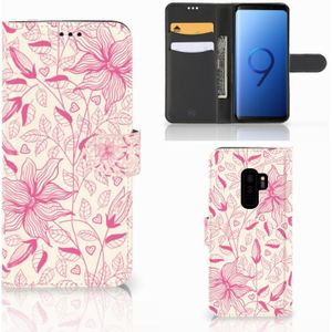 Samsung Galaxy S9 Plus Hoesje Pink Flowers