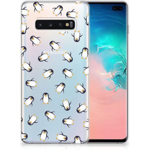 TPU bumper voor Samsung Galaxy S10 Plus Pinguïn