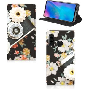 Huawei P30 Lite New Edition Stand Case Vintage Camera