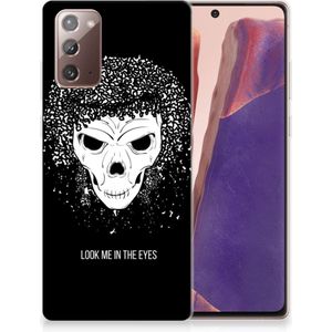 Silicone Back Case Samsung Note 20 Skull Hair