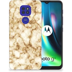 Motorola Moto G9 Play | E7 Plus TPU Siliconen Hoesje Marmer Goud