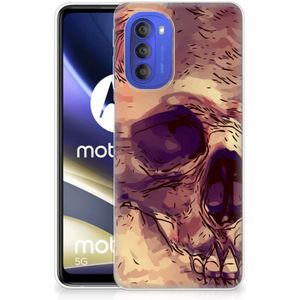Silicone Back Case Motorola Moto G51 5G Skullhead