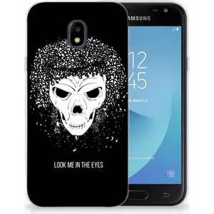 Silicone Back Case Samsung Galaxy J3 2017 Skull Hair