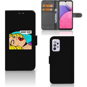 Samsung Galaxy A33 5G Wallet Case met Pasjes Popart Oh Yes