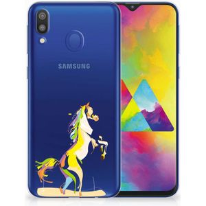 Samsung Galaxy M20 (Power) Telefoonhoesje met Naam Horse Color