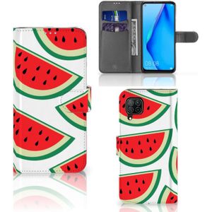 Huawei P40 Lite Book Cover Watermelons