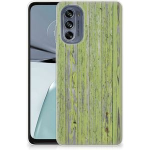 Motorola Moto G62 5G Bumper Hoesje Green Wood