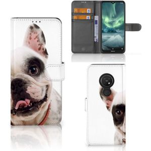 Nokia 7.2 | Nokia 6.2 Telefoonhoesje met Pasjes Franse Bulldog