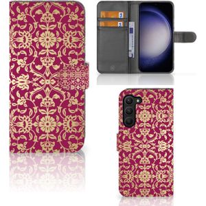 Wallet Case Samsung Galaxy S23 Plus Barok Pink