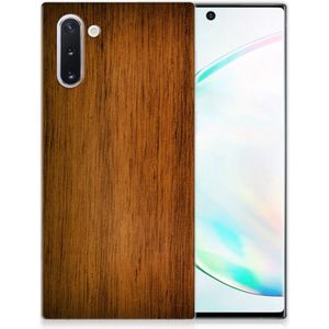 Samsung Galaxy Note 10 Bumper Hoesje Donker Hout