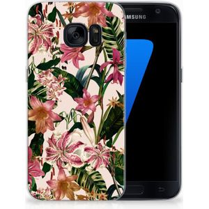 Samsung Galaxy S7 TPU Case Flowers