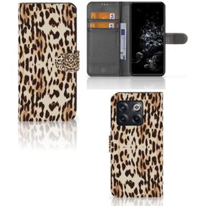 OnePlus 10T Telefoonhoesje met Pasjes Leopard