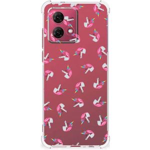 Doorzichtige Silicone Hoesje voor Motorola Moto G84 Unicorns