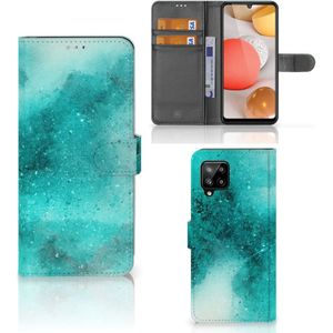 Hoesje Samsung Galaxy A42 5G Painting Blue