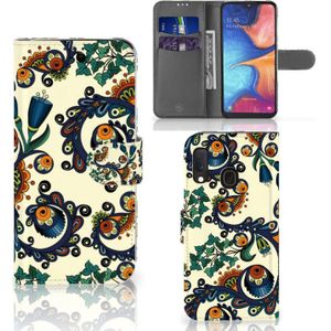 Wallet Case Samsung Galaxy A20e Barok Flower