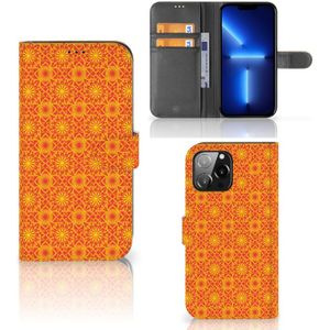 iPhone 13 Pro Max Telefoon Hoesje Batik Oranje