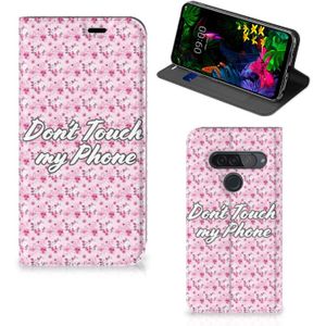 LG G8s Thinq Design Case Flowers Pink DTMP